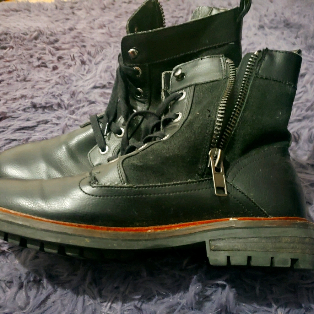 Men's Guess Zipper Boots Sz 9-9.5